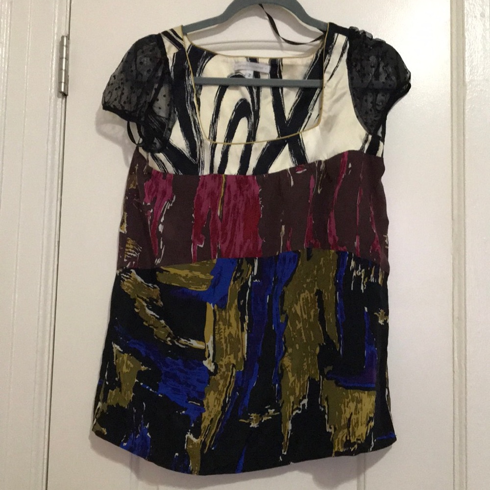 Corey Lynn Calter Silk evening top